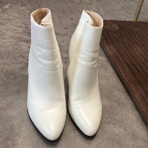 White BOOTIES